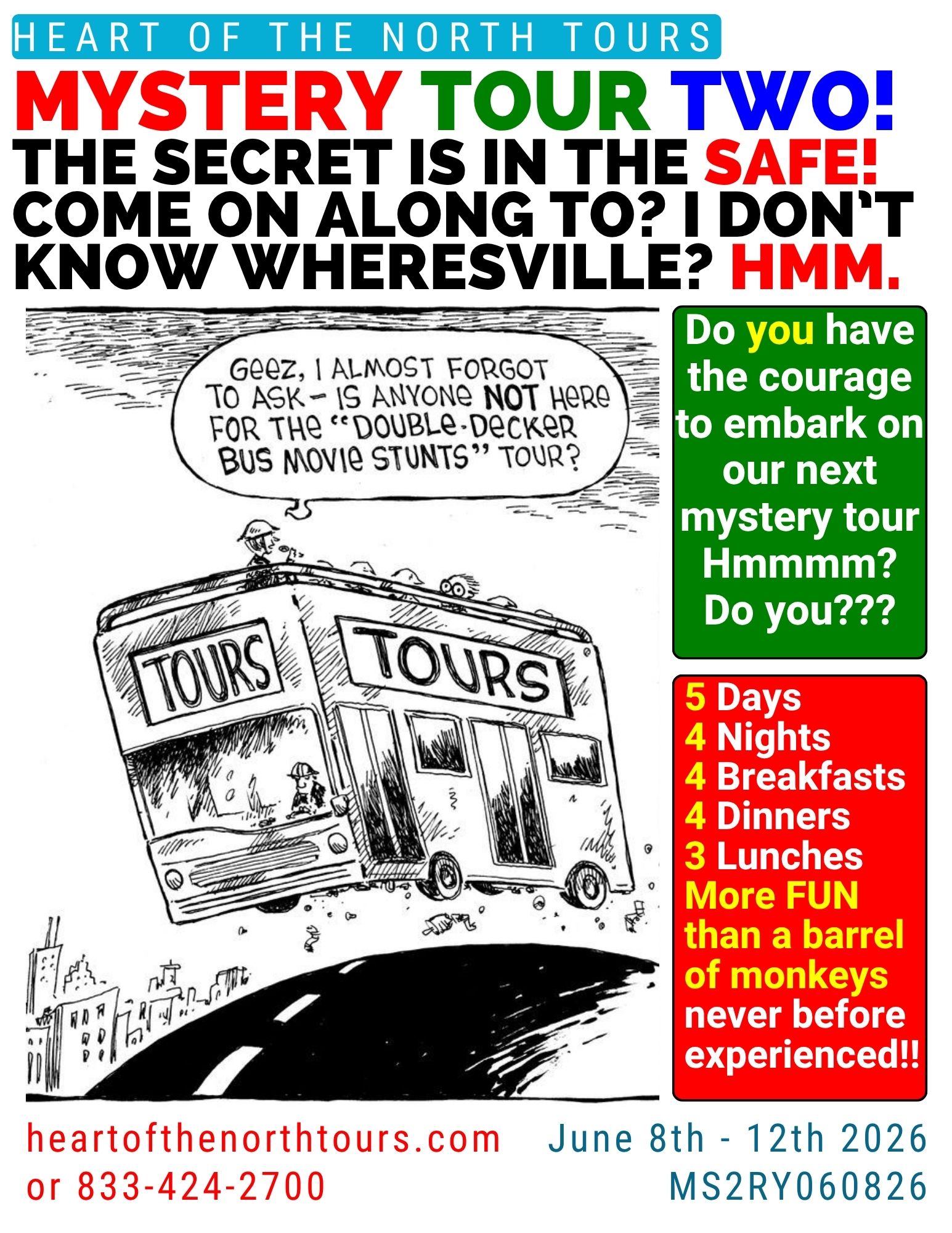 Our 2nd Mystery Tour - Destination TOP SECRET